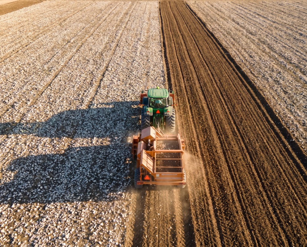 Épierrage de terrains agricoles / Chantiers